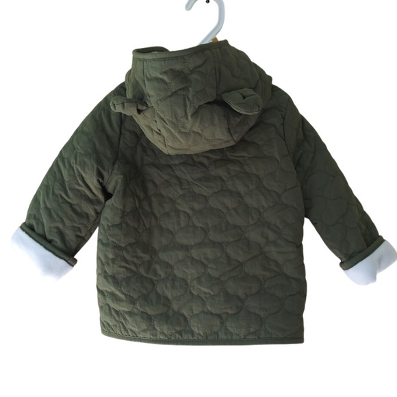 NWT First Impressions Baby Boy Hooded Fleece Lined Jacket Coat 18 Months - Picture 5 of 8